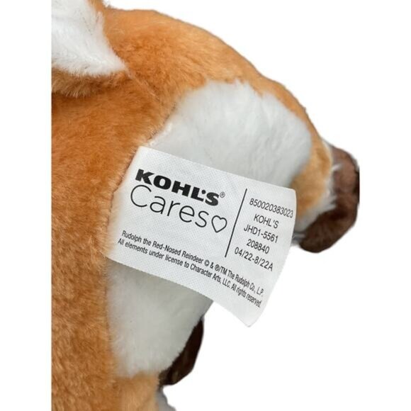 Kohls Cares Rudolph The Red Nosed Reindeer Stuffed Animal Plush Christmas 2022 - Picture 2 of 7